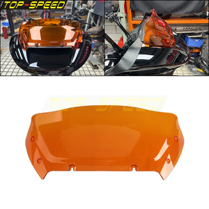 Pare-brise fendu bleu pour Harley Road Glide - vue 8
