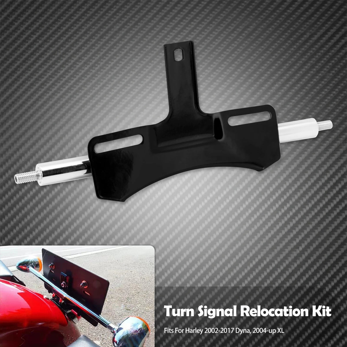 Kit de déport de clignotants pour Harley Dyna Sportster - vue 6