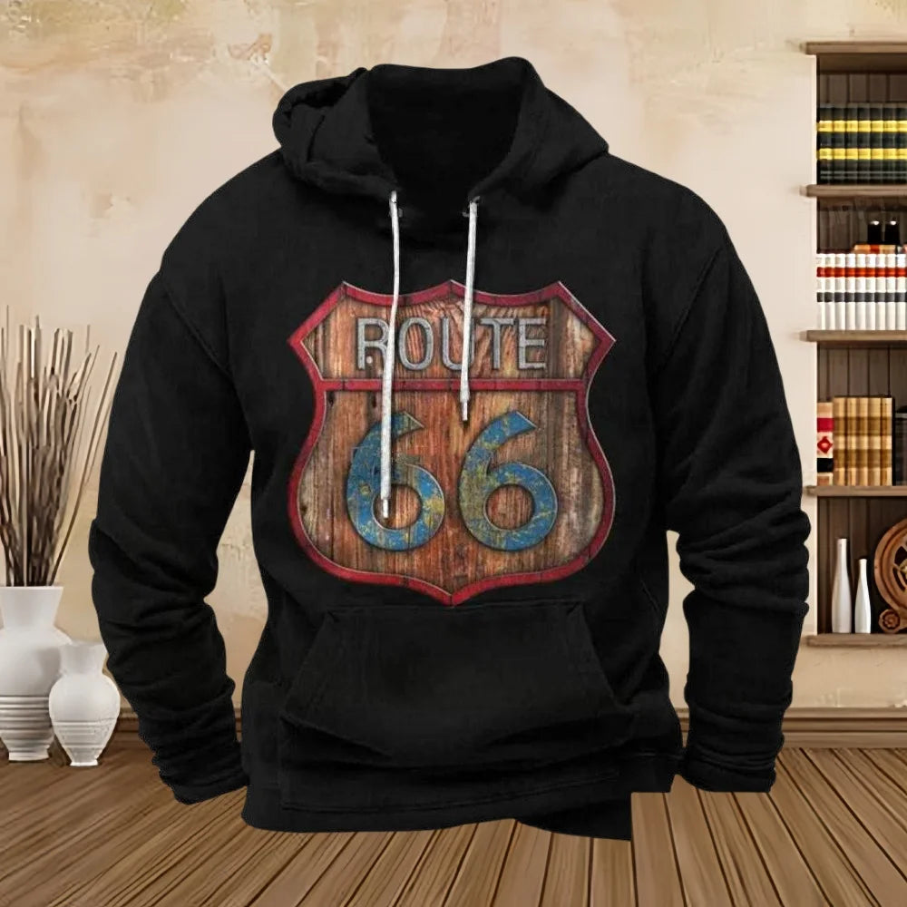 Sweat à capuche homme Route 66 - vue 13