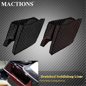 Doublures de Sacoches Rigides Étirées - Harley-Davidson Touring, CVO Limited FLHTKSE, FLHR 2014 et plus – photo 1/8