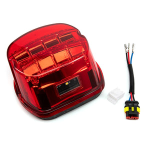 Feu arrière LED avec éclairage de plaque pour Harley Sportster Dyna - vue 7