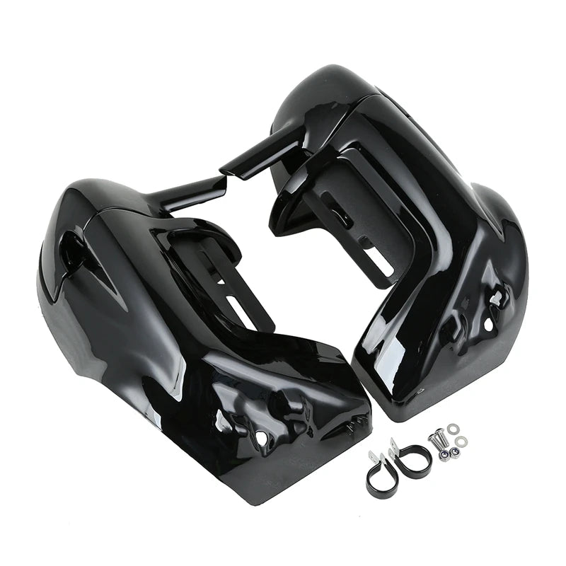 Carénages bas ventilés avec vide-poches pour support moteur Harley Touring 1983-2013 - vue 3