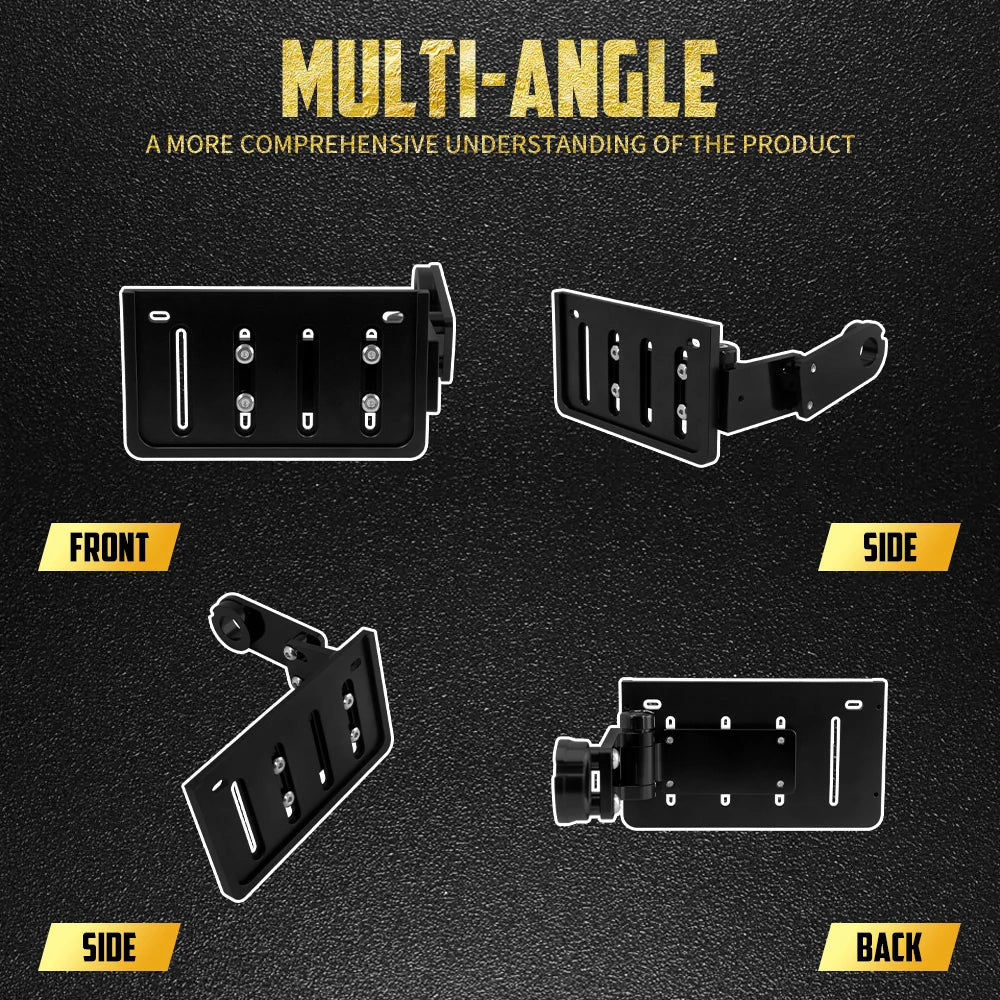 Support Repliable de Plaque d'Immatriculation Latéral - Harley-Davidson Softail Breakout, Fat Boy, Slim, Deluxe 2018-2024 – photo 2/7