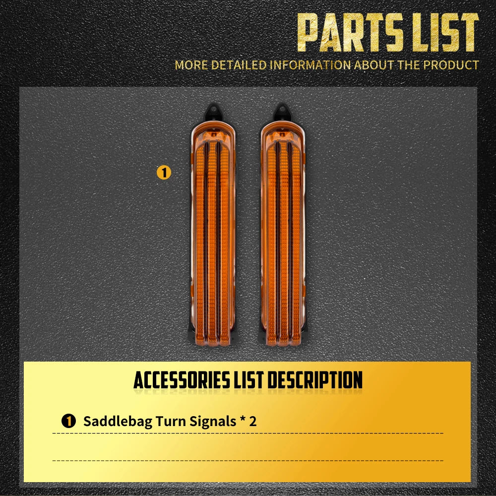 Extension de Garde-boue Arrière avec Feux LED Tri-fonction - Harley-Davidson Touring 2014 et + – photo 3/9