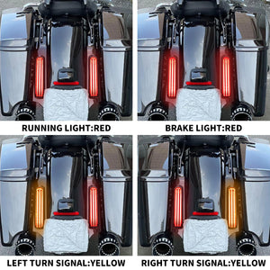 Feu LED intégré au garde-boue arrière de moto Harley-Davidson Touring - vue 3