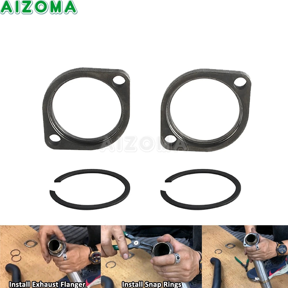 Système d'échappement pour Harley-Davidson Big Twin Electra Glide FLHT Road King FLHR Road Glide FLTR Street Glide FLHX Fat Boy – photo 2/6