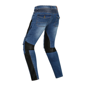 Pantalon moto homme anti-chute façon jean - vue 3