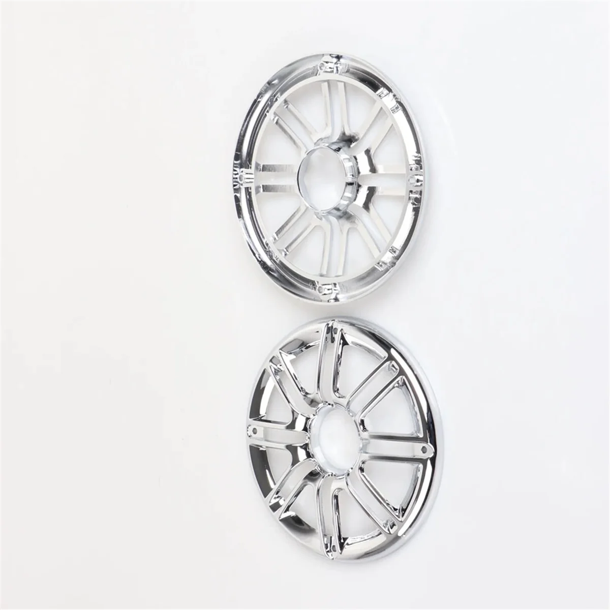 Anneaux de finition chromés pour haut-parleurs arrière ronds Harley-Davidson Electra Glide, Tri Glide et Ultra Limited - vue 2