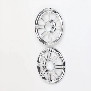 Anneaux de finition chromés pour haut-parleurs arrière ronds Harley-Davidson Electra Glide, Tri Glide et Ultra Limited - vue 2