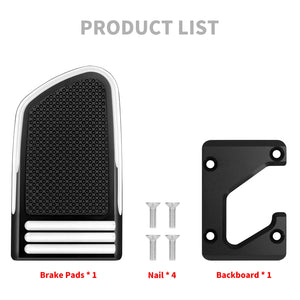 Cache de pédale de frein noir CNC pour Harley-Davidson Softail - vue 5