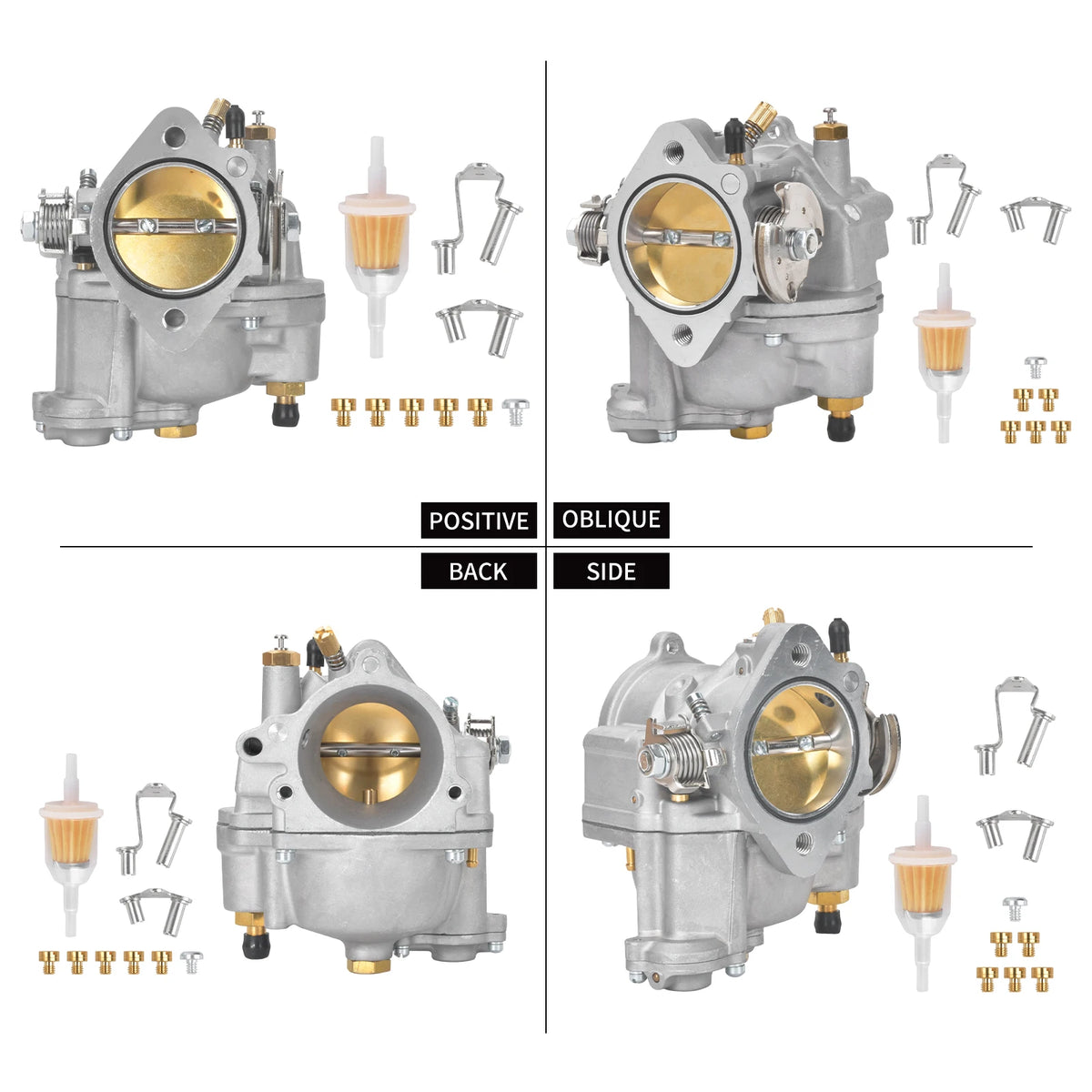 Carburateur Super E style Shorty en aluminium pour Harley-Davidson - vue 4