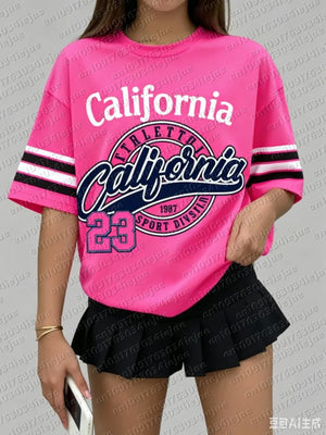 T-shirt Femme Jersey Sport California - vue 8