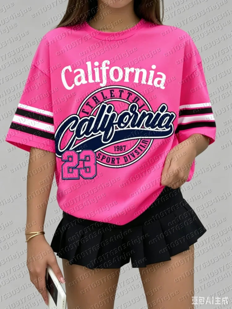T-shirt Femme Jersey Sport California - vue 8