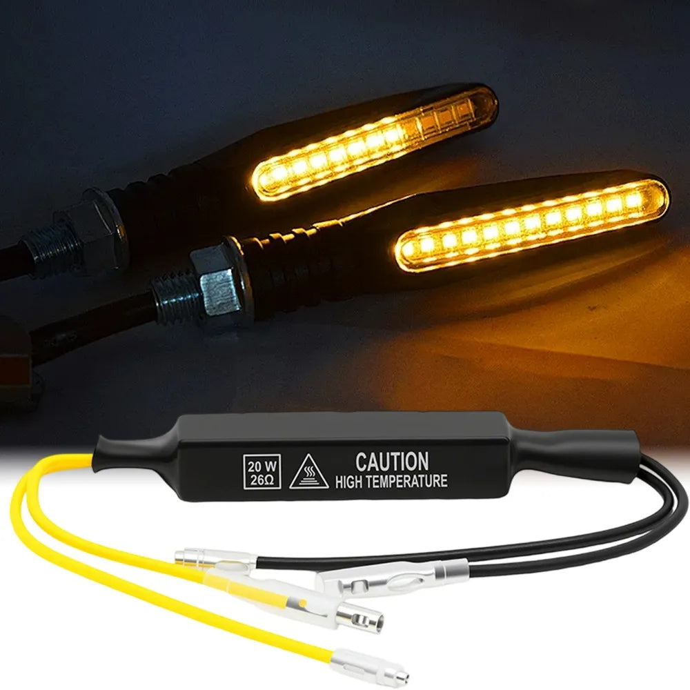 Résistance de charge 20 W 26 ohms pour clignotants LED Harley - vue 2