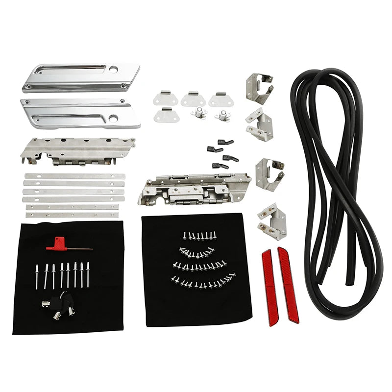 Kit de quincaillerie loquets et charnières pour sacoches rigides Harley Touring - vue 6