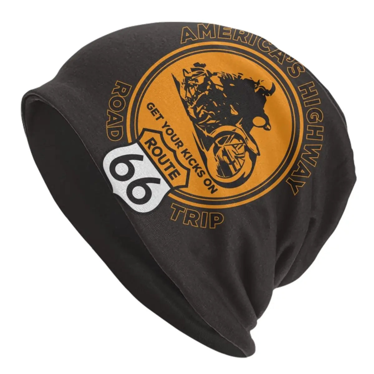 Bonnet tricoté biker Route 66 pour l'hiver - vue 8