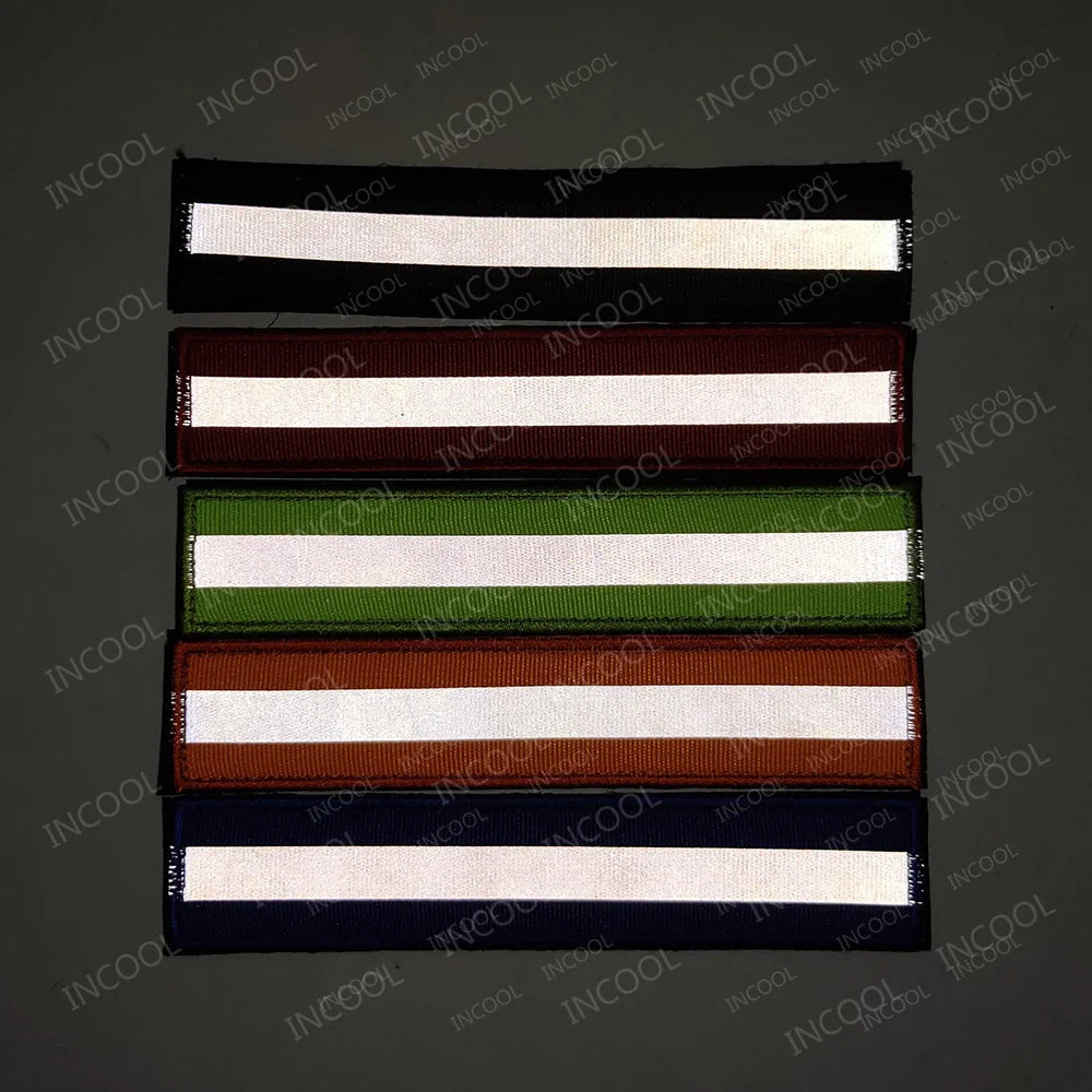 Bande chevron réfléchissante velcro pour blouson de moto - vue 6