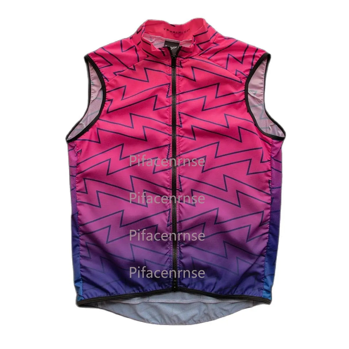 Gilet de cyclisme homme sans manches noir - vue de face - vue 10