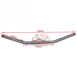Guidon drag bar pour Harley Sportster Softail Dyna - vue 5