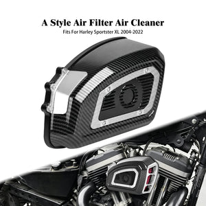 Filtre à Air Haute Performance Chromé - Harley-Davidson Sportster, Dyna, Softail, Touring (Multi-Modèles selon Année) – photo 1/10