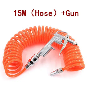 Pistolet de Nettoyage Haute Pression avec Tuyau PU Rétractable 8x5mm – photo 10/12