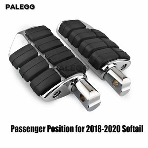 Repose-pieds avant/arrière pour Harley-Davidson Softail Fat Bob, Breakout, Street Bob, Low Rider et Sport Glide FLS 2018-2020 – photo 9/10