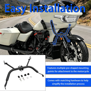 Support de fixation de carénage noir pour moto Harley-Davidson - vue 3