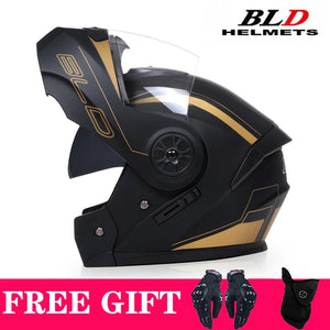 Casque moto modulable rétro double écran - vue - vue 7