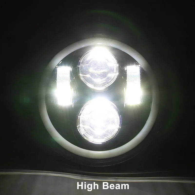 Phare LED 5,75 pouces pour Harley Sportster Dyna - vue 2