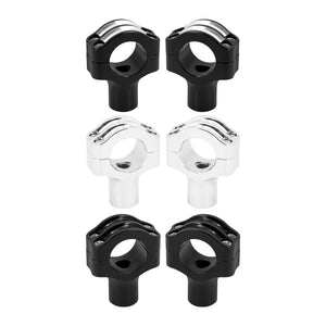 Kit de rehausseurs de guidon chromé pour Harley-Davidson - vue 2