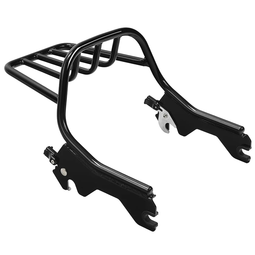 Porte-bagages deux-places noir brillant pour Harley-Davidson Sport Glide et Low Rider FXLR - vue 5