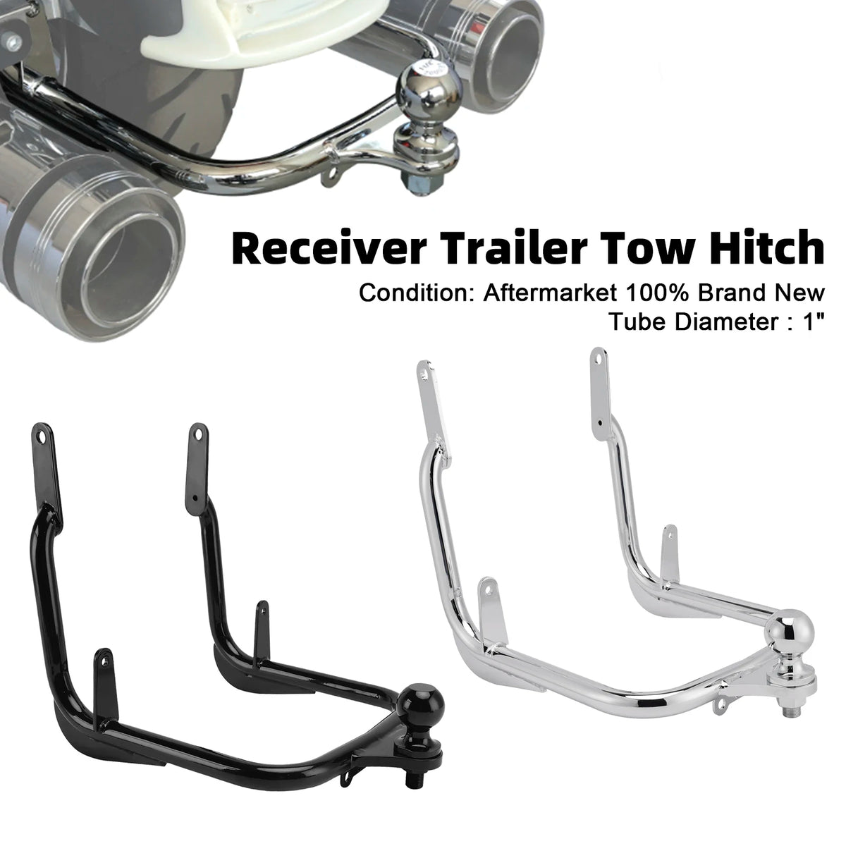 Attache-remorque pour Harley-Davidson Touring Electra Glide, Street Glide FLHX (2009-2023) – photo 1/8