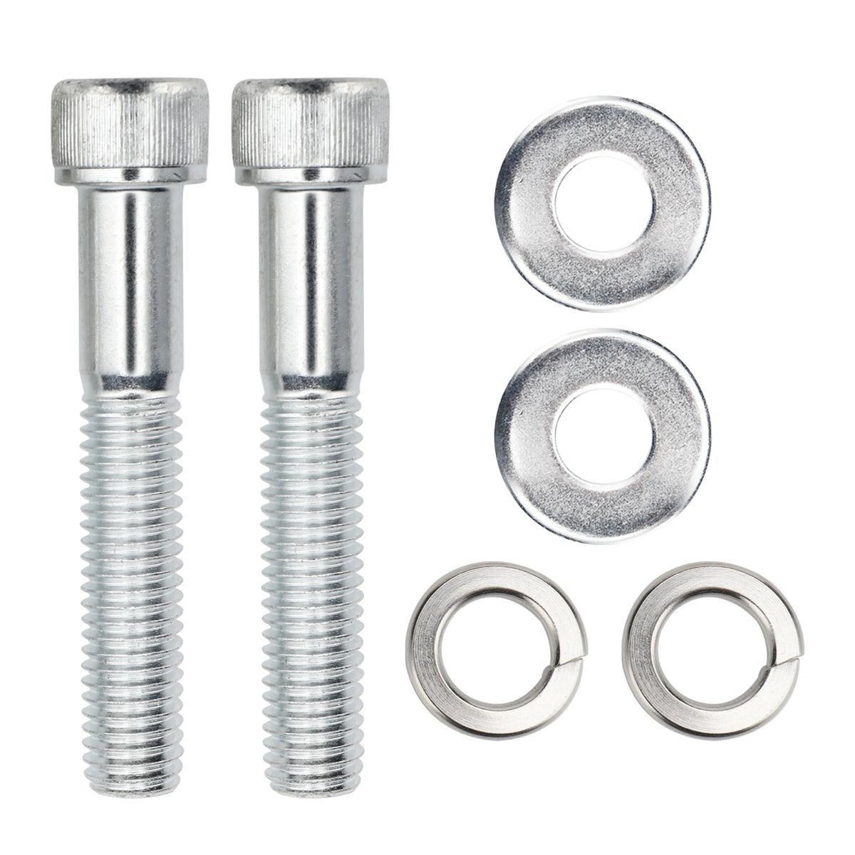 Kit de boulons de rehausseur de guidon avec rondelles et caches - filetage 1/2"-13 pour Harley-Davidson – photo 1/6