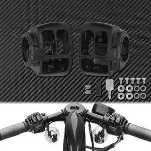 Boîtiers de commodo aluminium pour Harley Softail Dyna Sportster - vue 6