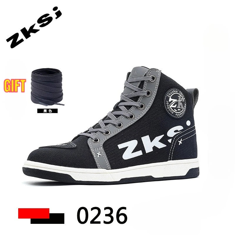 Chaussures moto avec renforts de protection - vue 22