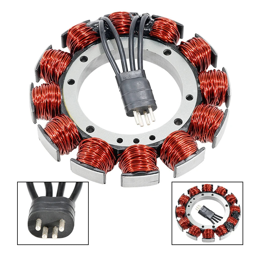 Stator d'alternateur pour Harley Electra Glide 1970-1975 - vue 1