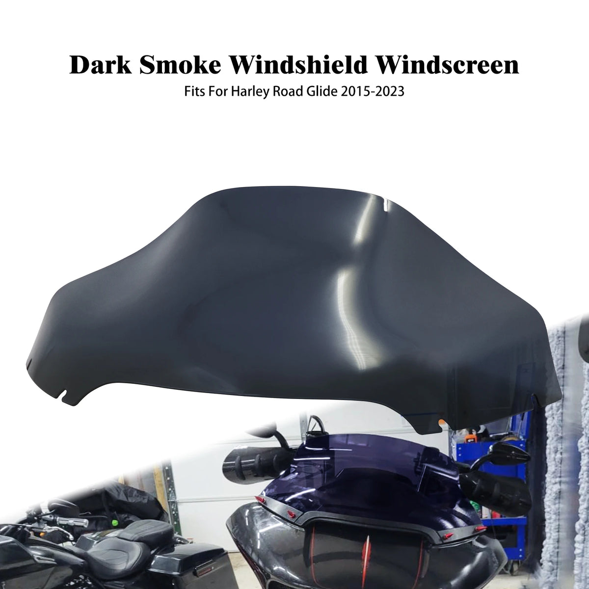 Pare-Brise 13" (Windshield Deflector) - Harley-Davidson Touring Road Glide 2015-2024 – photo 1/9