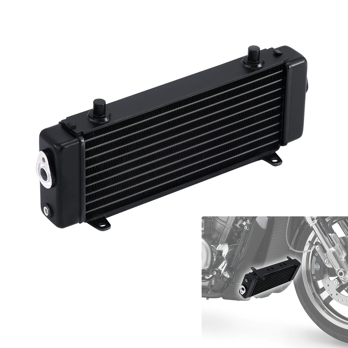 Radiateur de refroidissement d'huile en aluminium - Harley-Davidson V-Rod 2004-2013 – photo 6/6