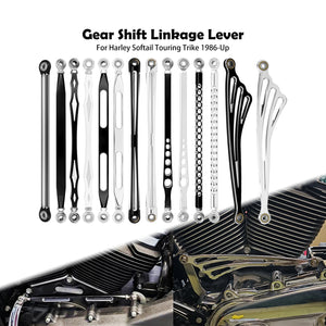 Levier de Sélecteur de Vitesse 330 mm en Aluminium - Harley-Davidson Softail et Touring 1986-2025 – photo 1/20