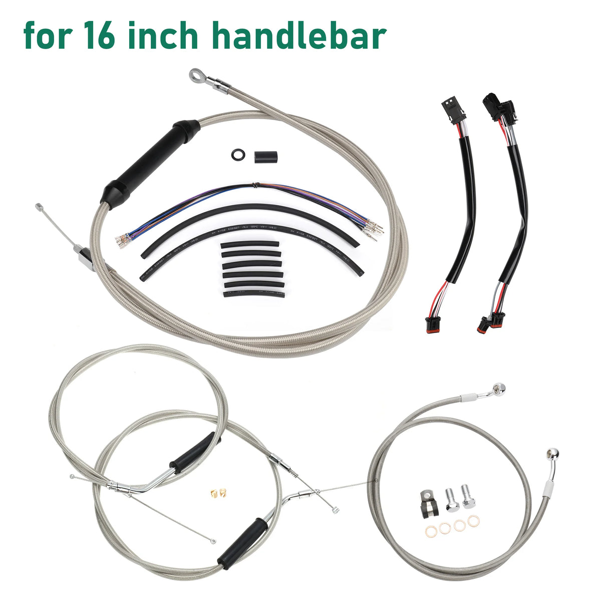 Kit de Câbles Rallongés pour Guidon - Harley-Davidson Sportster XL 2014-2021 (Sans ABS) – photo 8/8