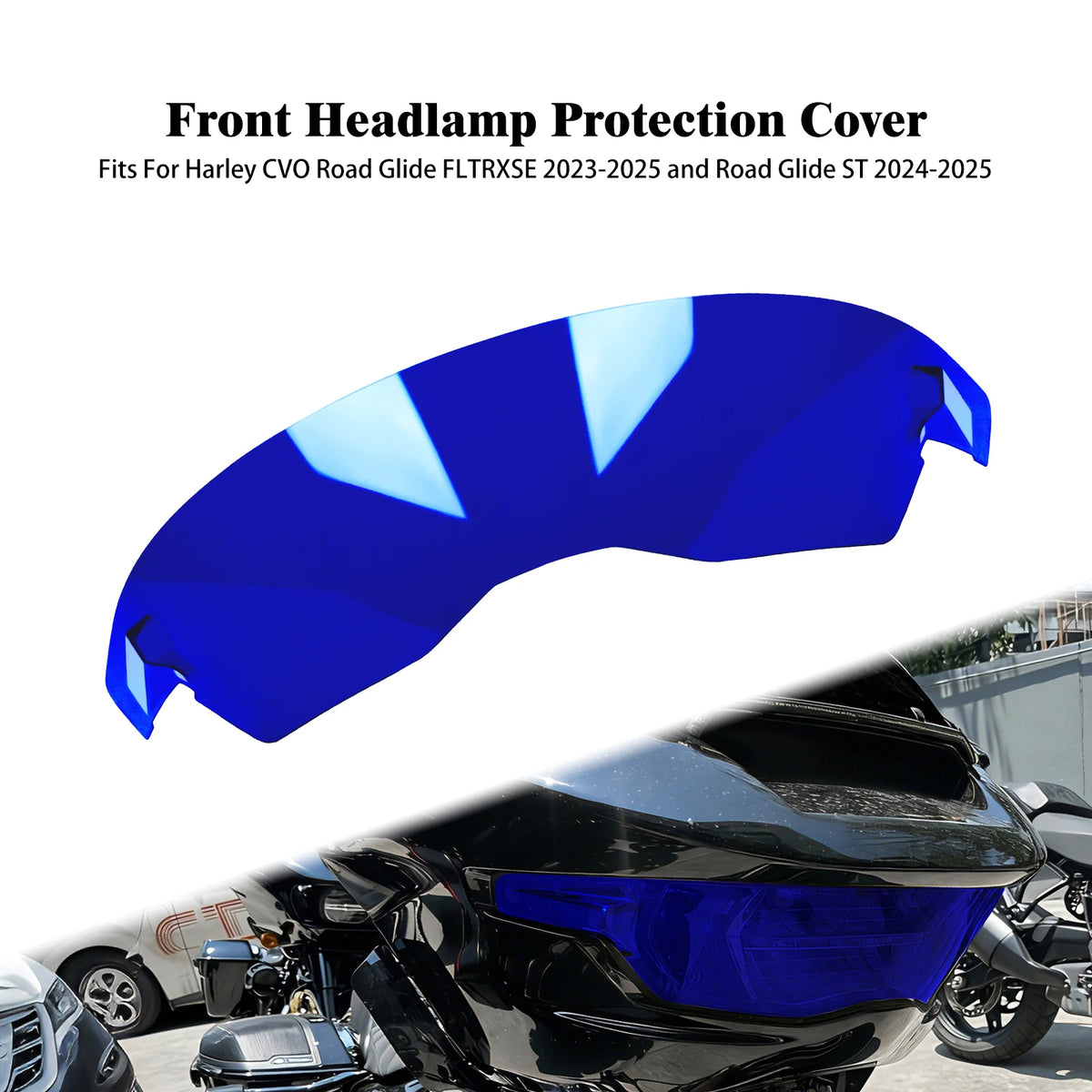 Protection de phare fumée pour Harley-Davidson CVO Road Glide - vue 11