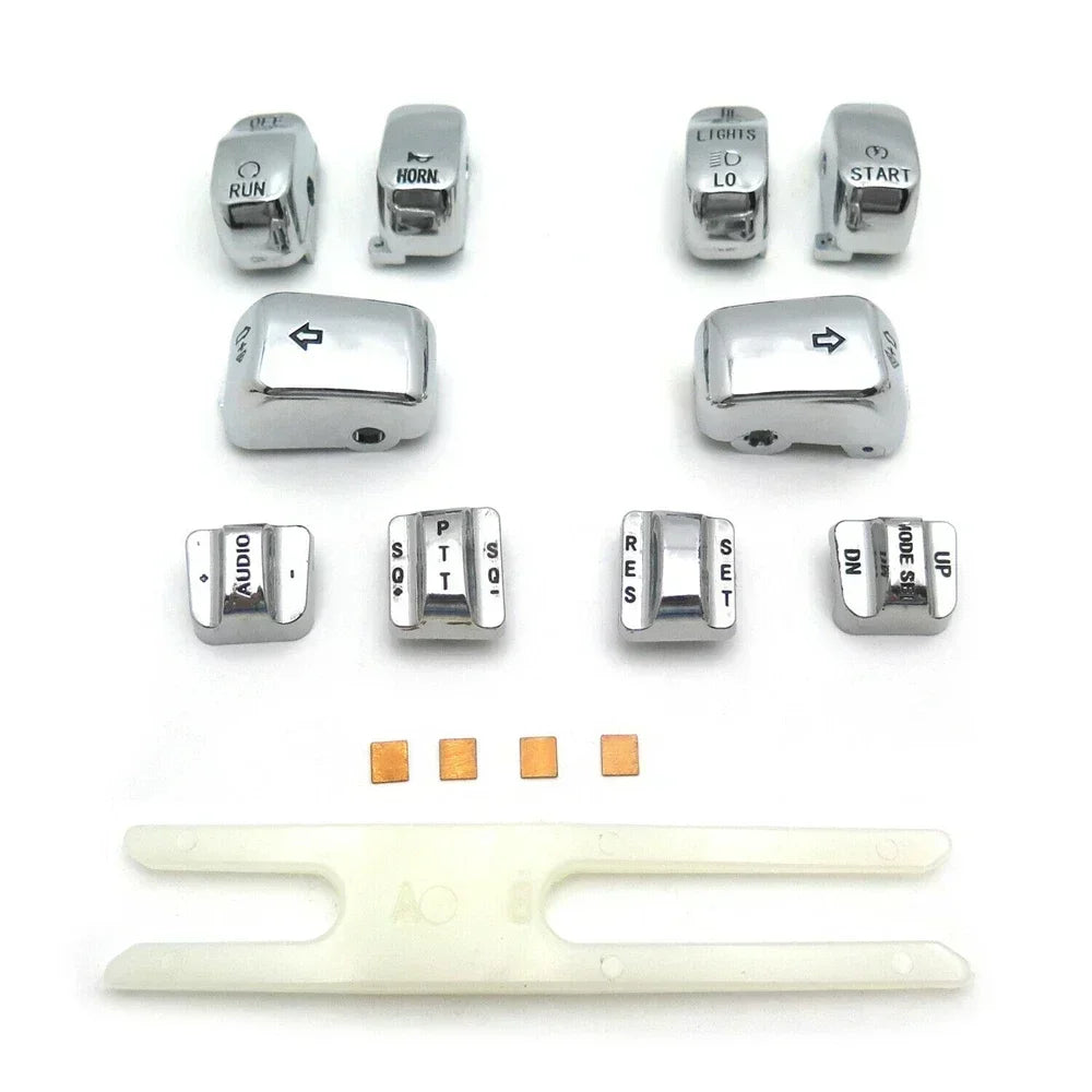 Capuchons de boutons de commodo pour Harley Touring - vue 7