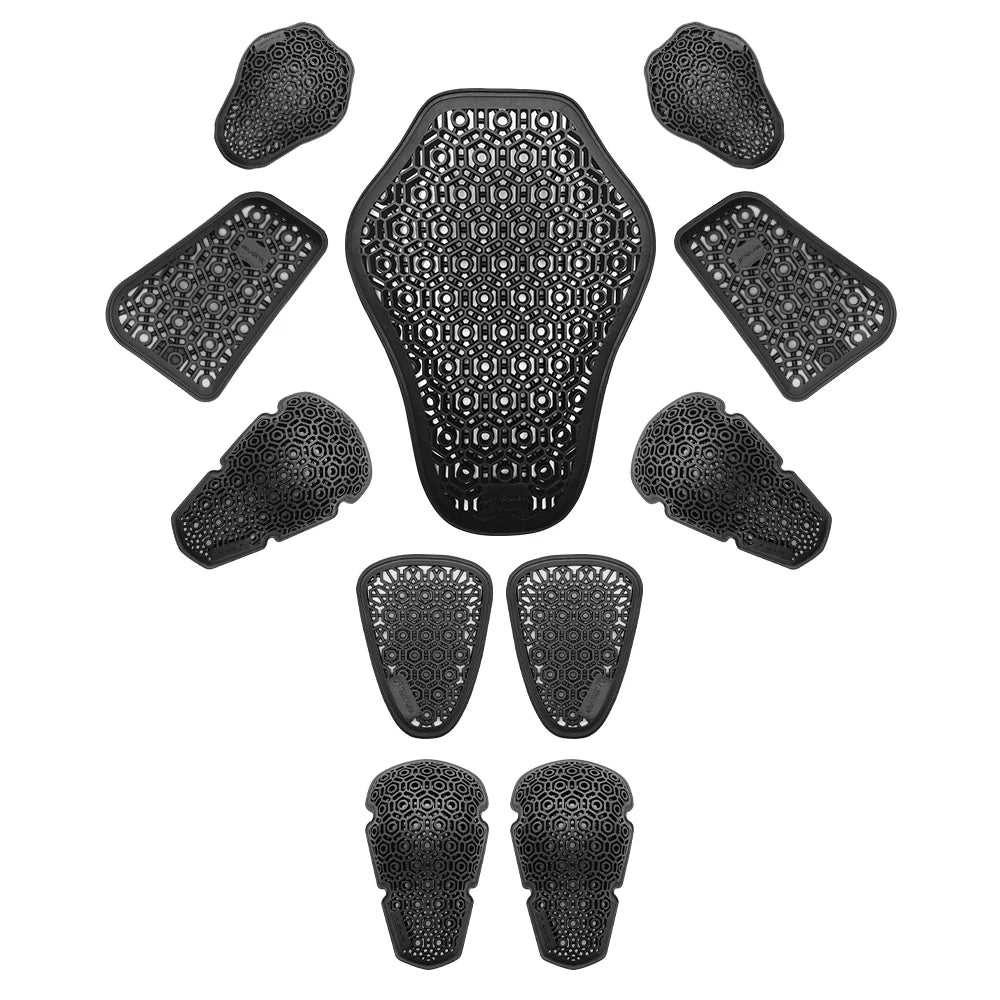 Set de protections moto noires CE niveau 1 - vue 7