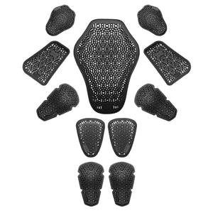 Set de protections moto noires CE niveau 1 - vue 7