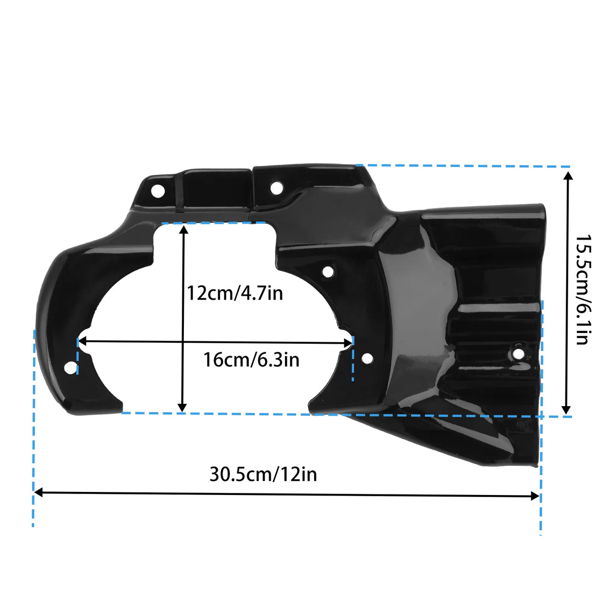 Cache d'interface moteur boîte ABS pour Harley Softail - vue 2