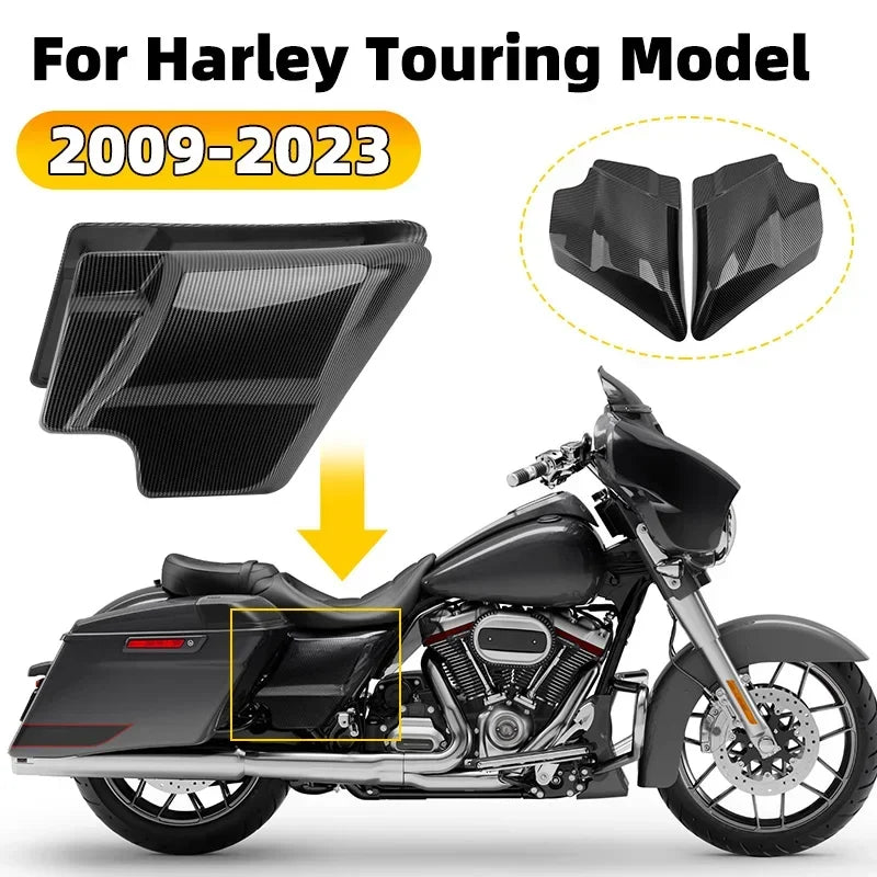 Caches latéraux de batterie pour Harley Touring - vue 3