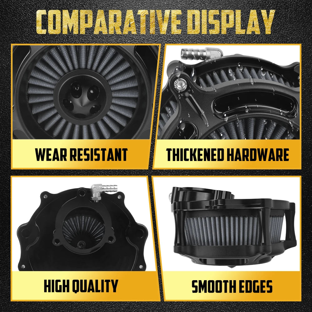 Filtre à air intake pour Harley-Davidson Softail 2025-2026 et Touring CVO, Road Glide, Street Glide 2023-2026 – photo 4/19