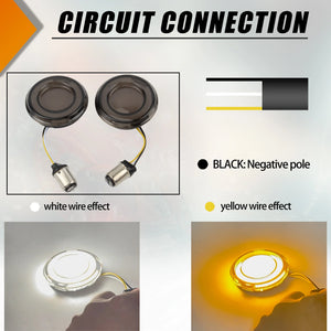 Inserts de clignotants LED pour Harley Touring Dyna - vue 10