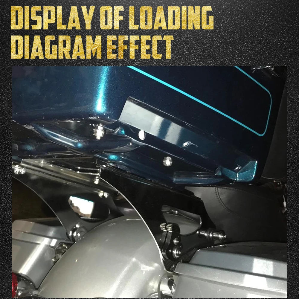 Kit de loquets de fixation rapide pour dossier sissy bar et porte-bagages détachable - Harley-Davidson – photo 3/8