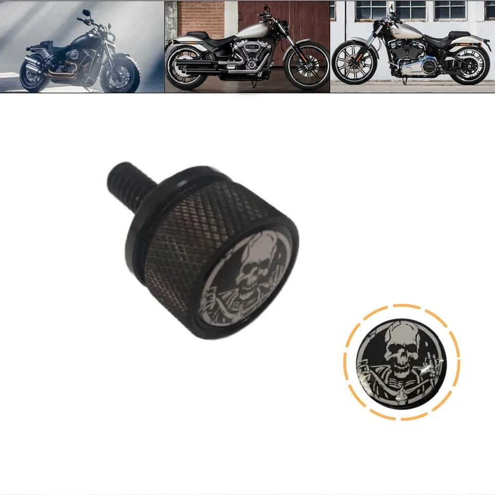 Vis de selle moletée pour Harley Sportster Dyna - vue 1